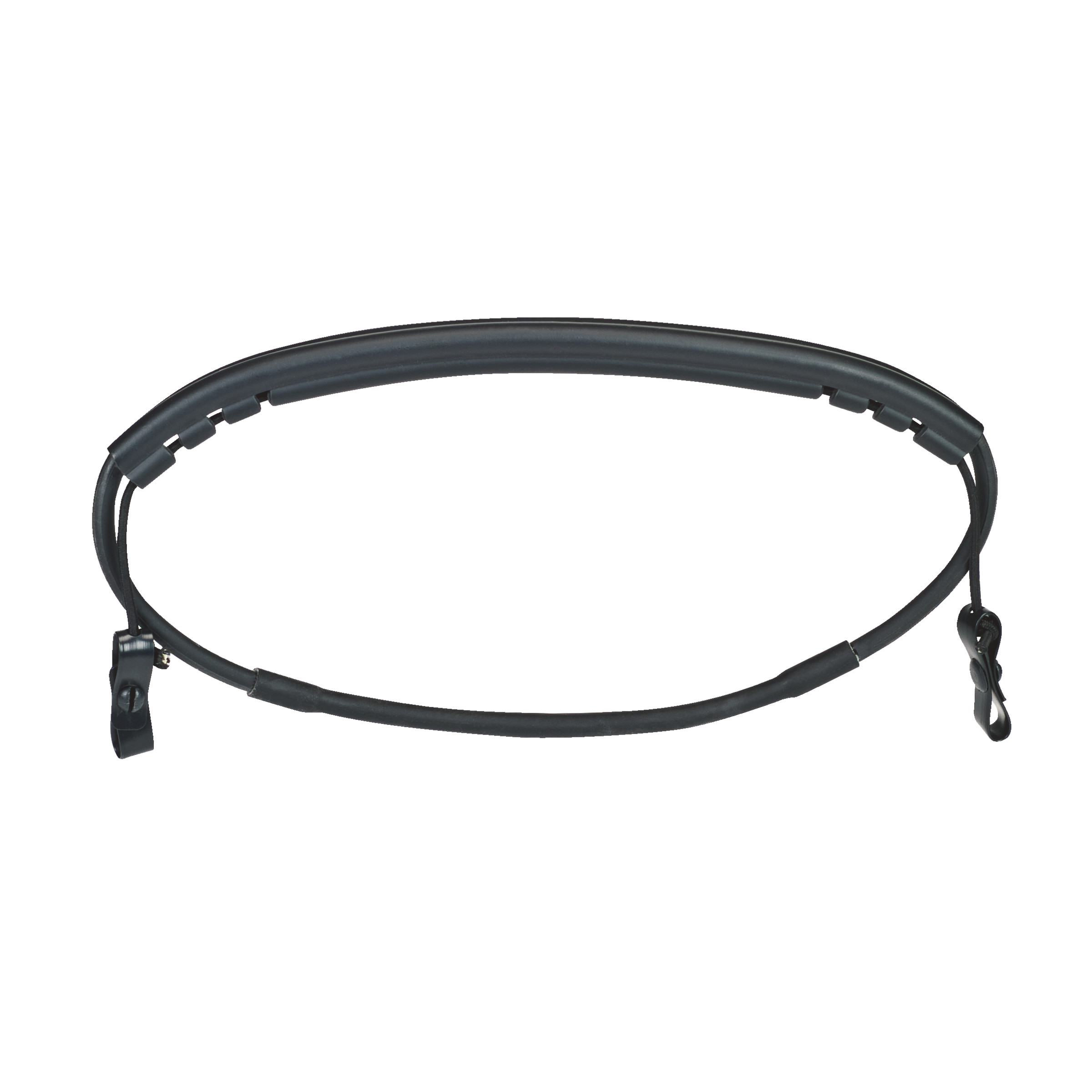 Goggle Retainer, for caps, Black